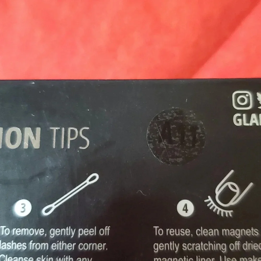 Glamnetic lush magnetic lashes black NWT in box